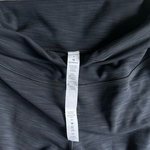 Wunder train full length tight, size 4 in dark grey